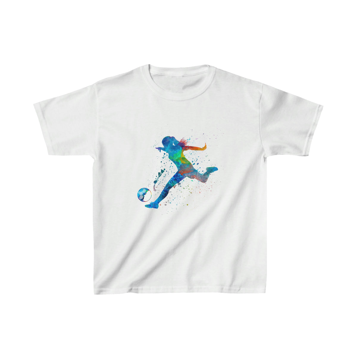 Watercolor Ladyballer Youth T-Shirt