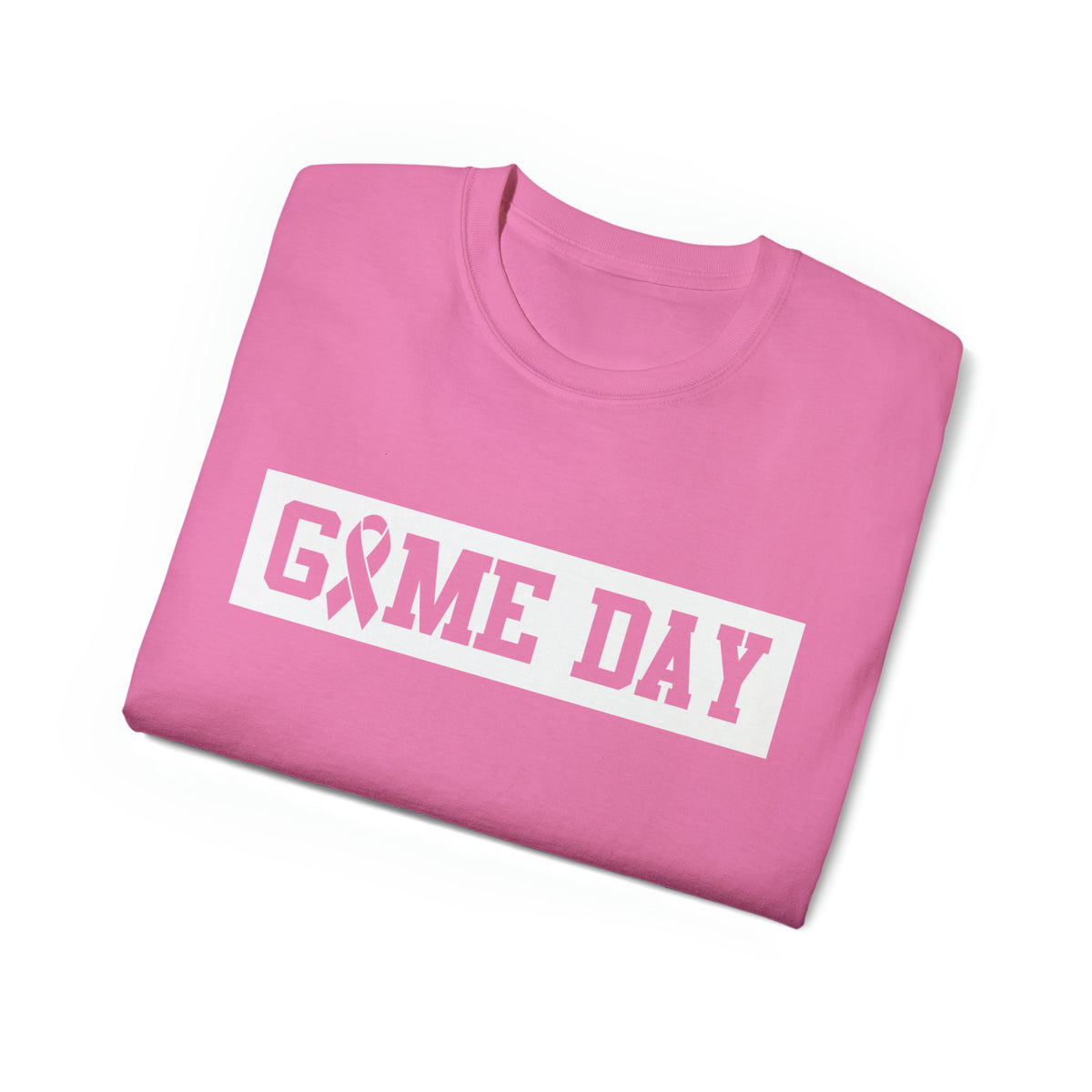 GAME DAY Breast Cancer Adult T-Shirt