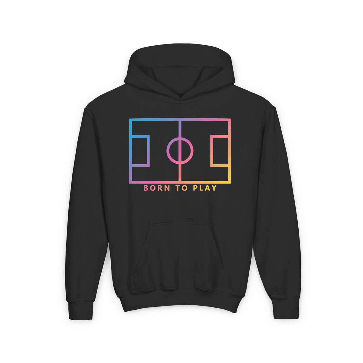 Born To Play Youth Hooded Sweatshirt