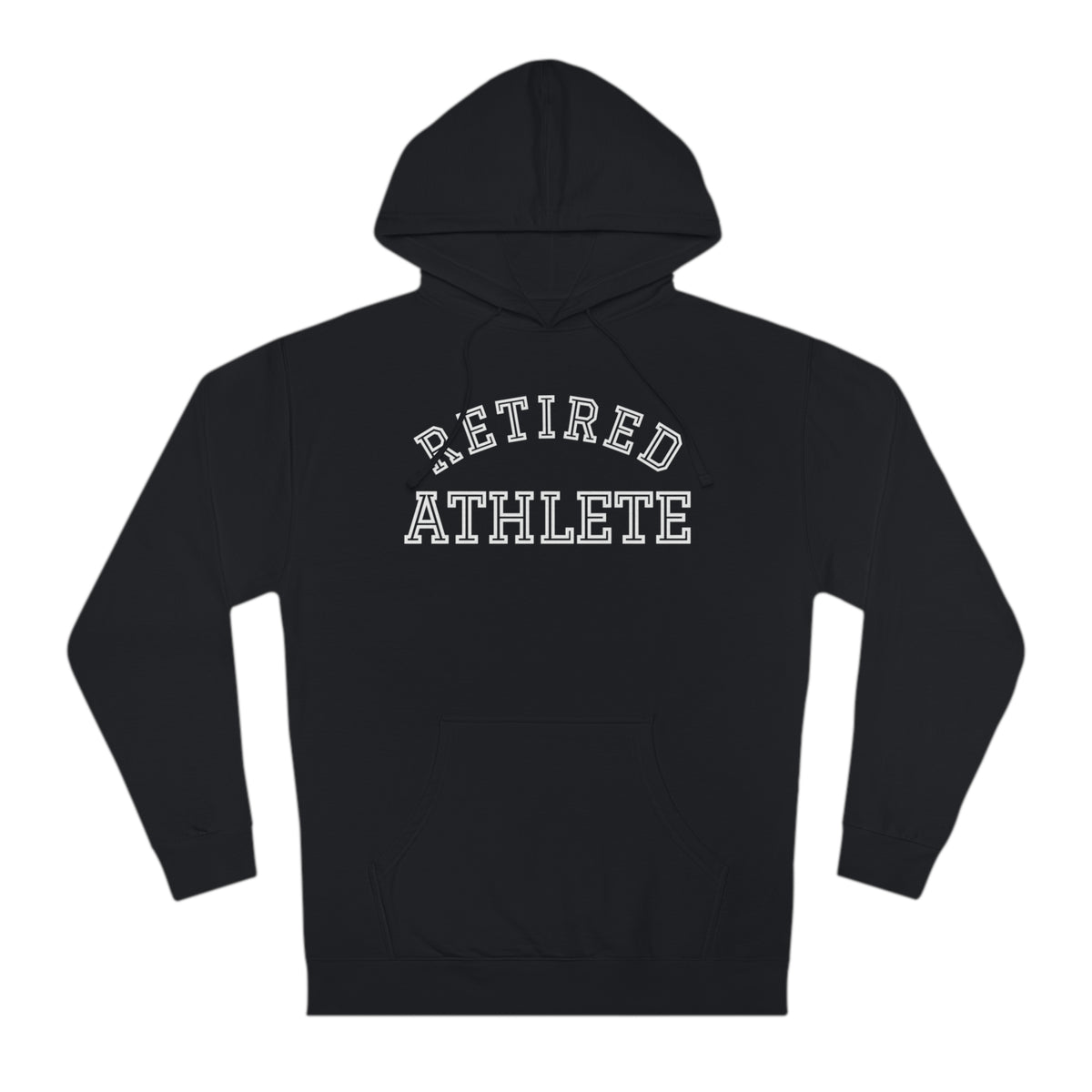 Retired Athlete Adult Hooded Sweatshirt