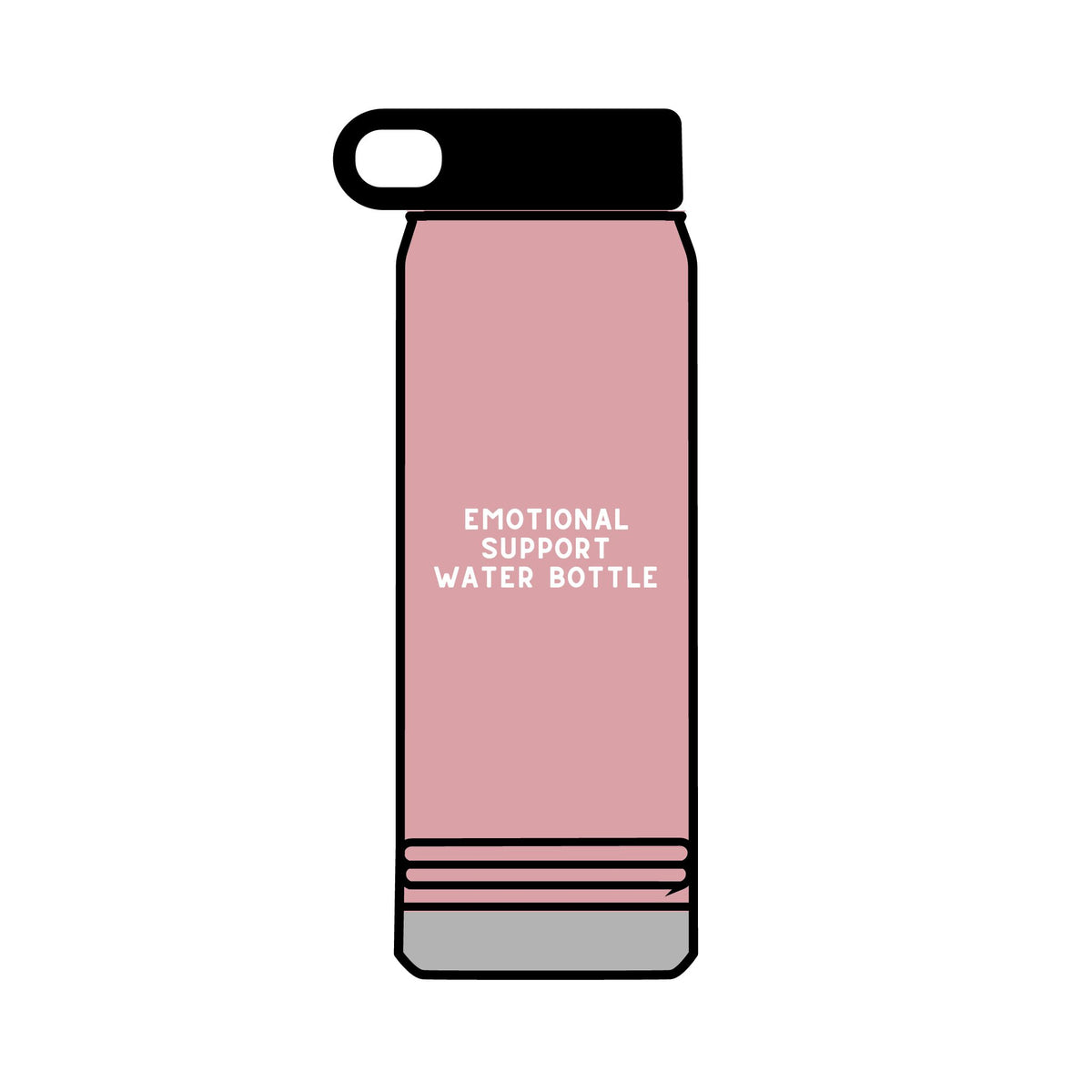 Emotional Support 32 oz Water Bottle