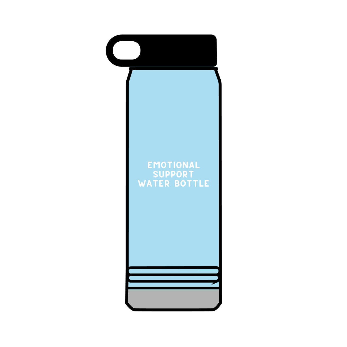 Emotional Support 32 oz Water Bottle