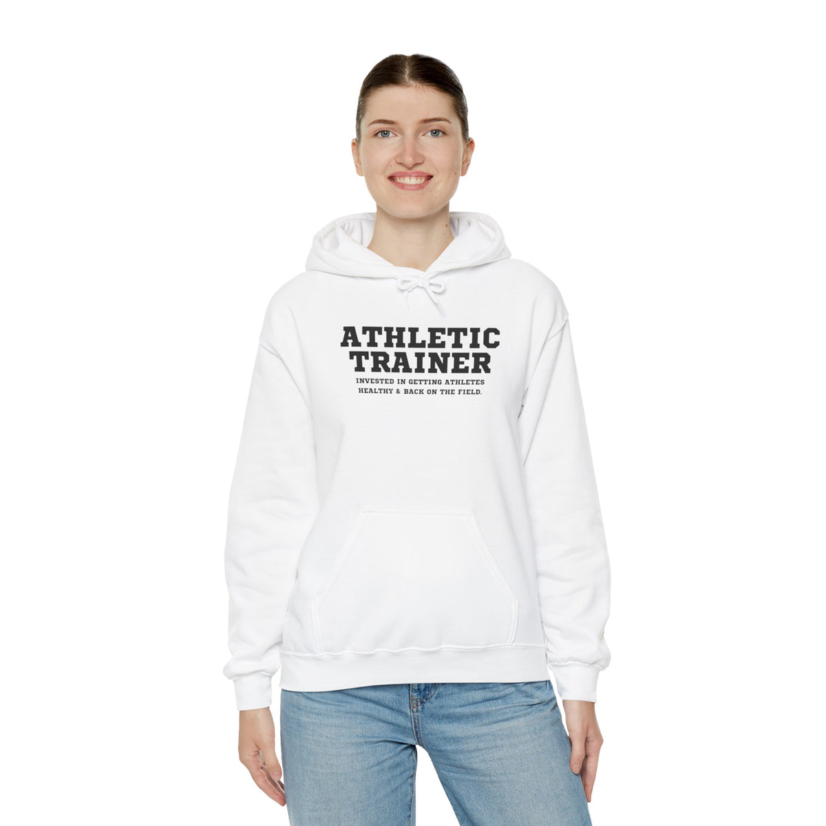 Athletic Trainer Mantra Adult Hooded Sweatshirt