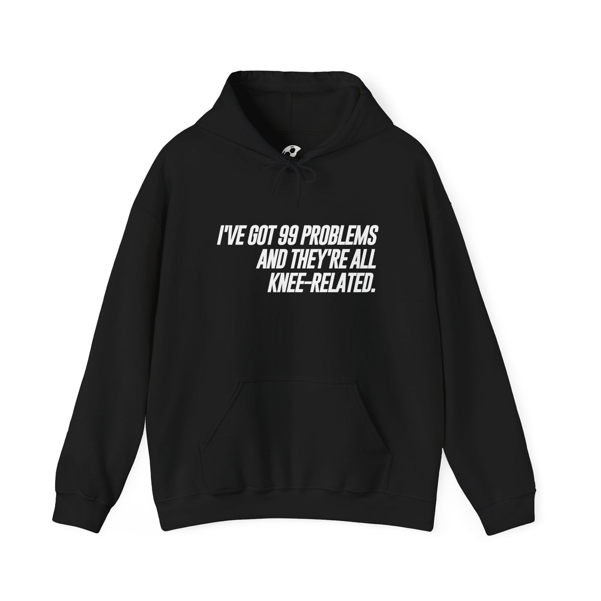 99 Knee Problems Adult Hooded Sweatshirt