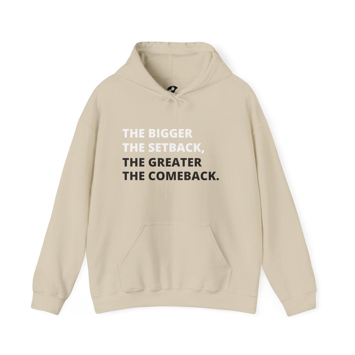 The Greater The Comeback Adult Hooded Sweatshirt