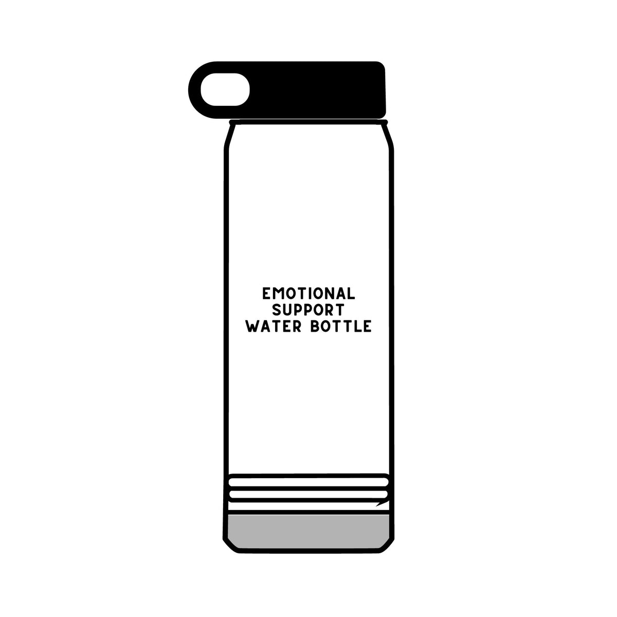 Emotional Support 32 oz Water Bottle