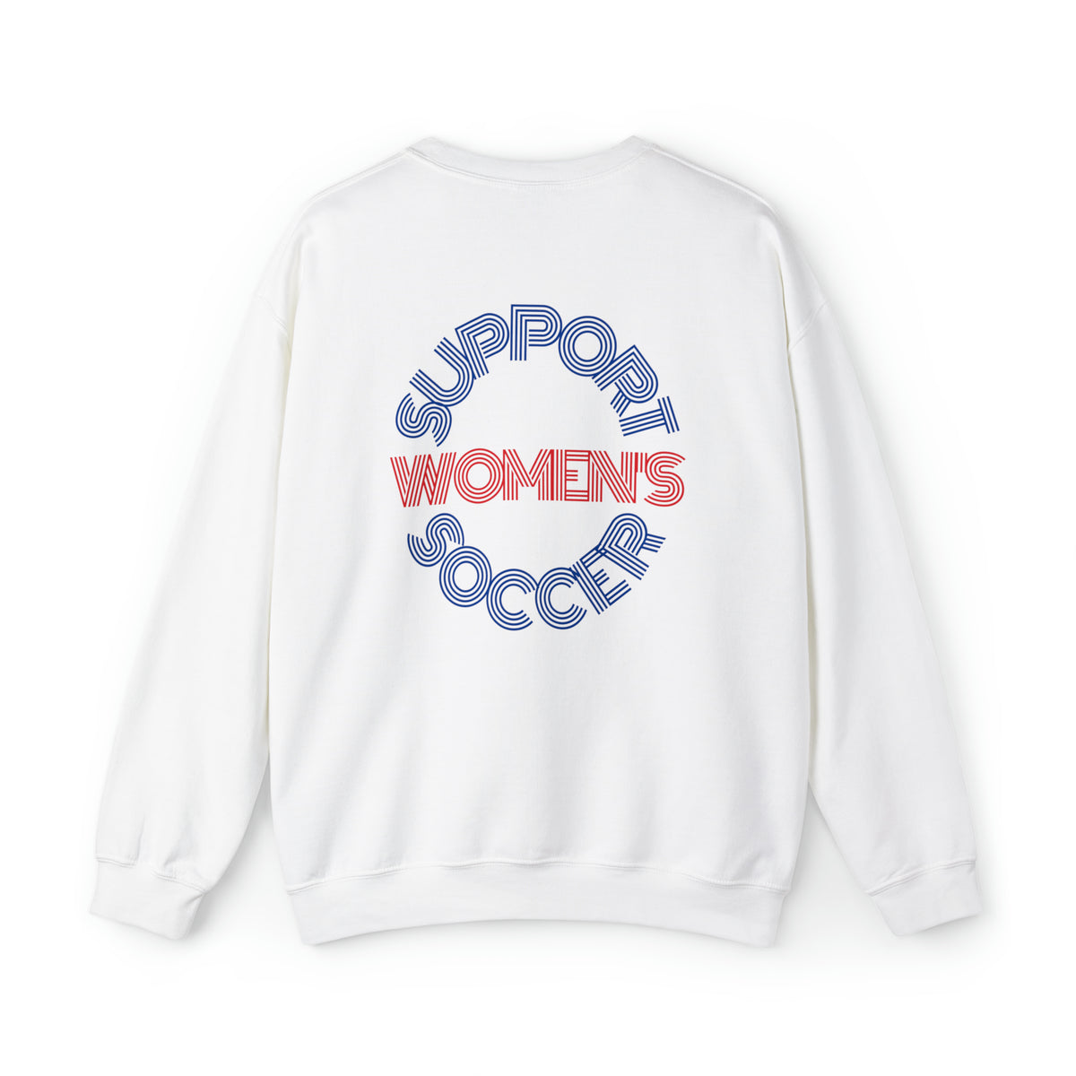 USA Support Women's Soccer Adult Crewneck Sweatshirt