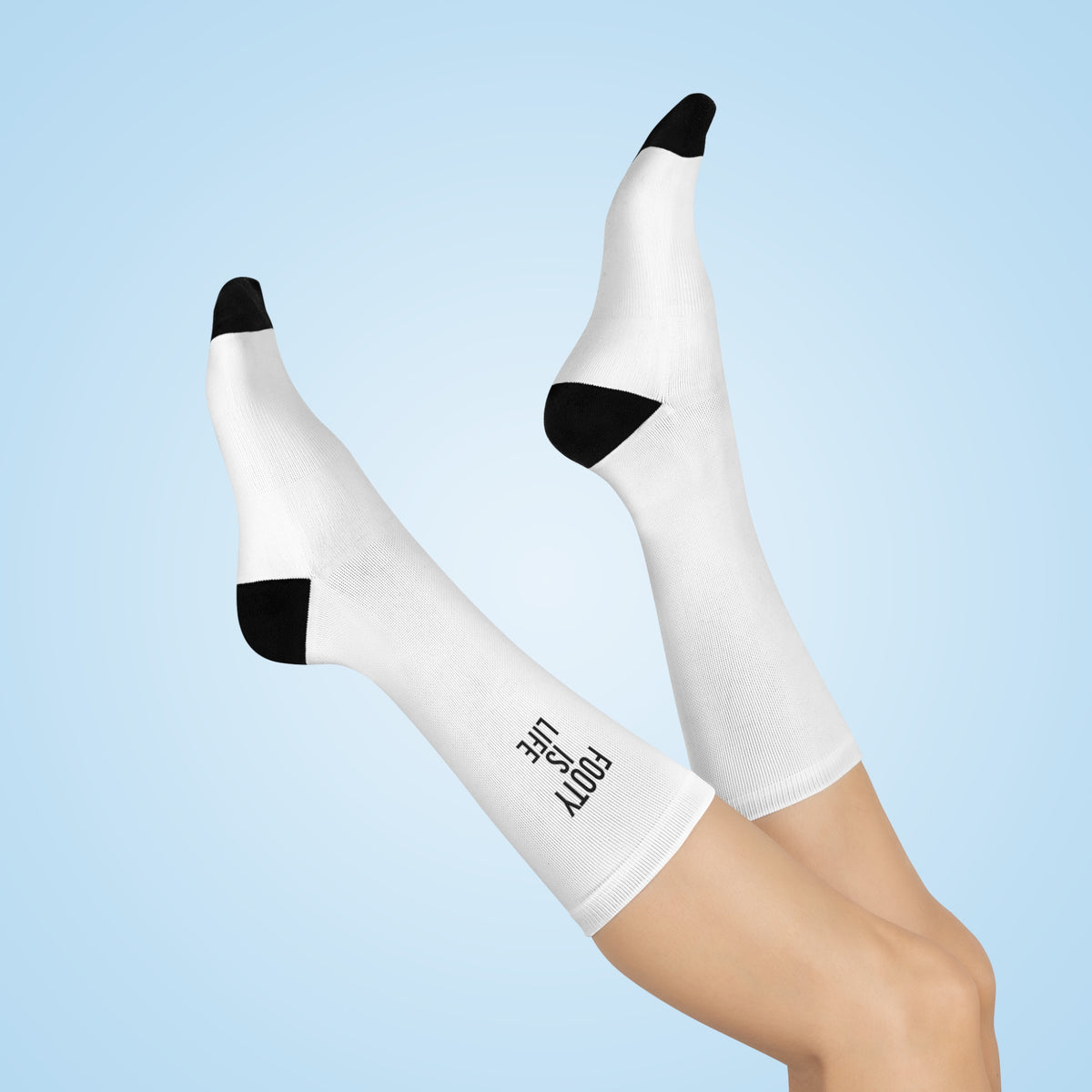 Footy Is Life Cushioned Crew Socks