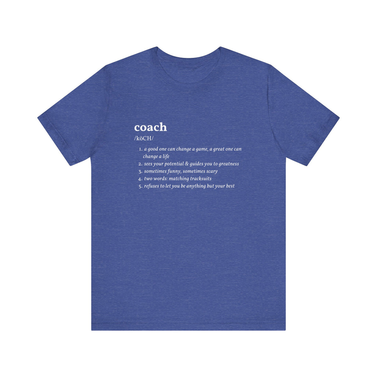 Coach Definition Adult T-Shirt