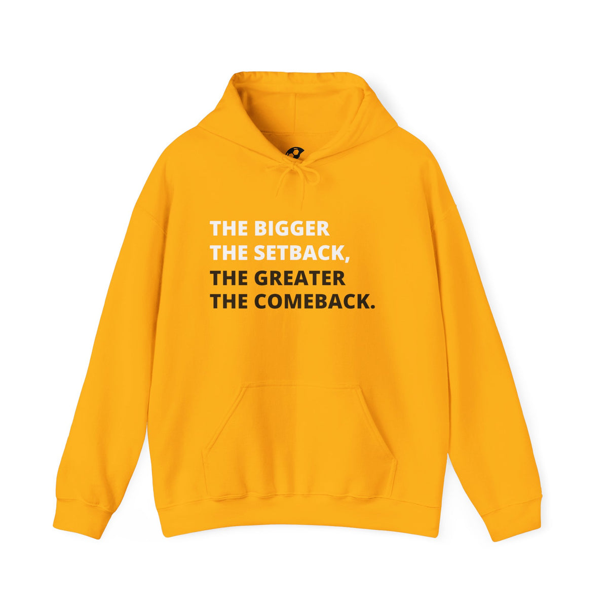 The Greater The Comeback Adult Hooded Sweatshirt