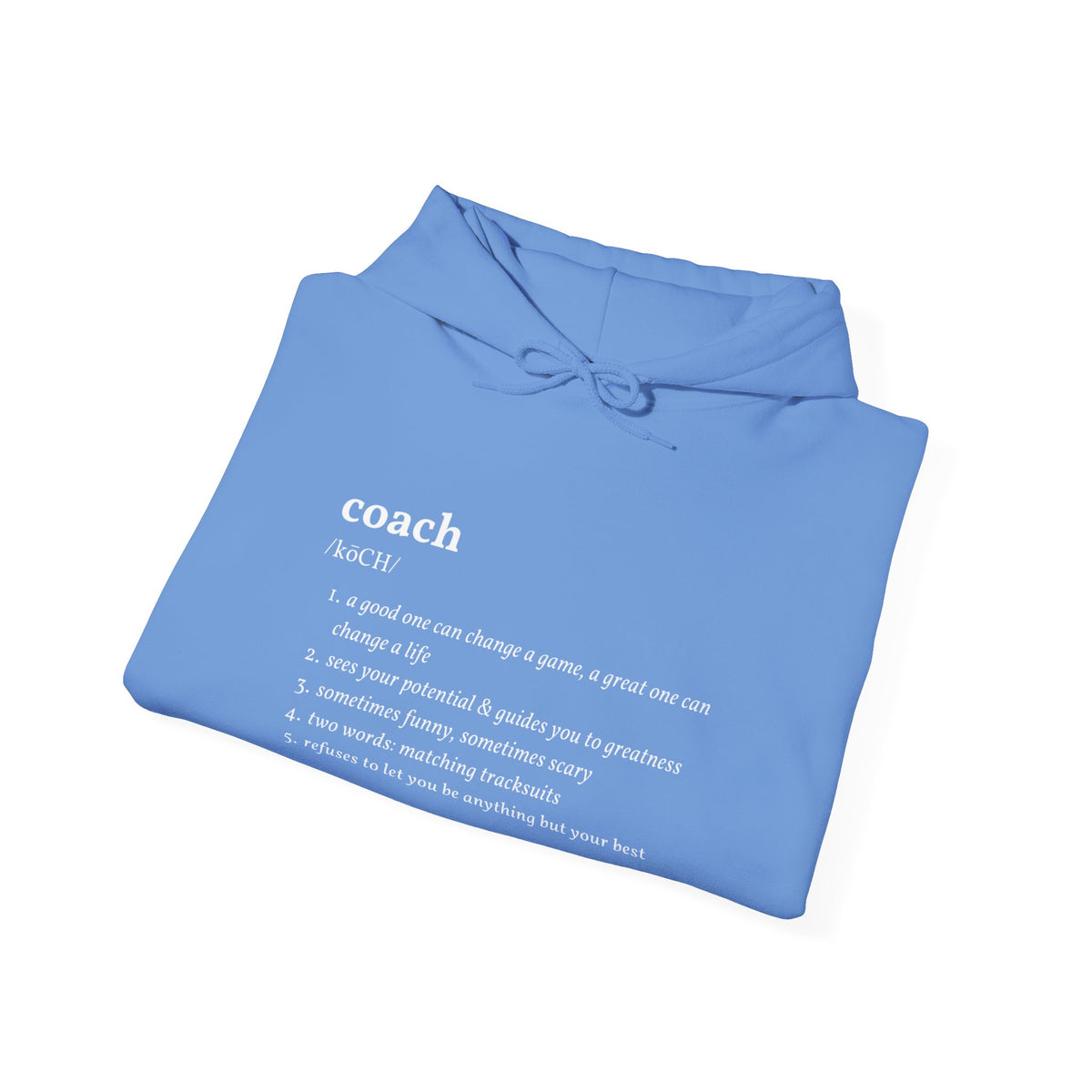 Coach Definition Adult Hooded Sweatshirt