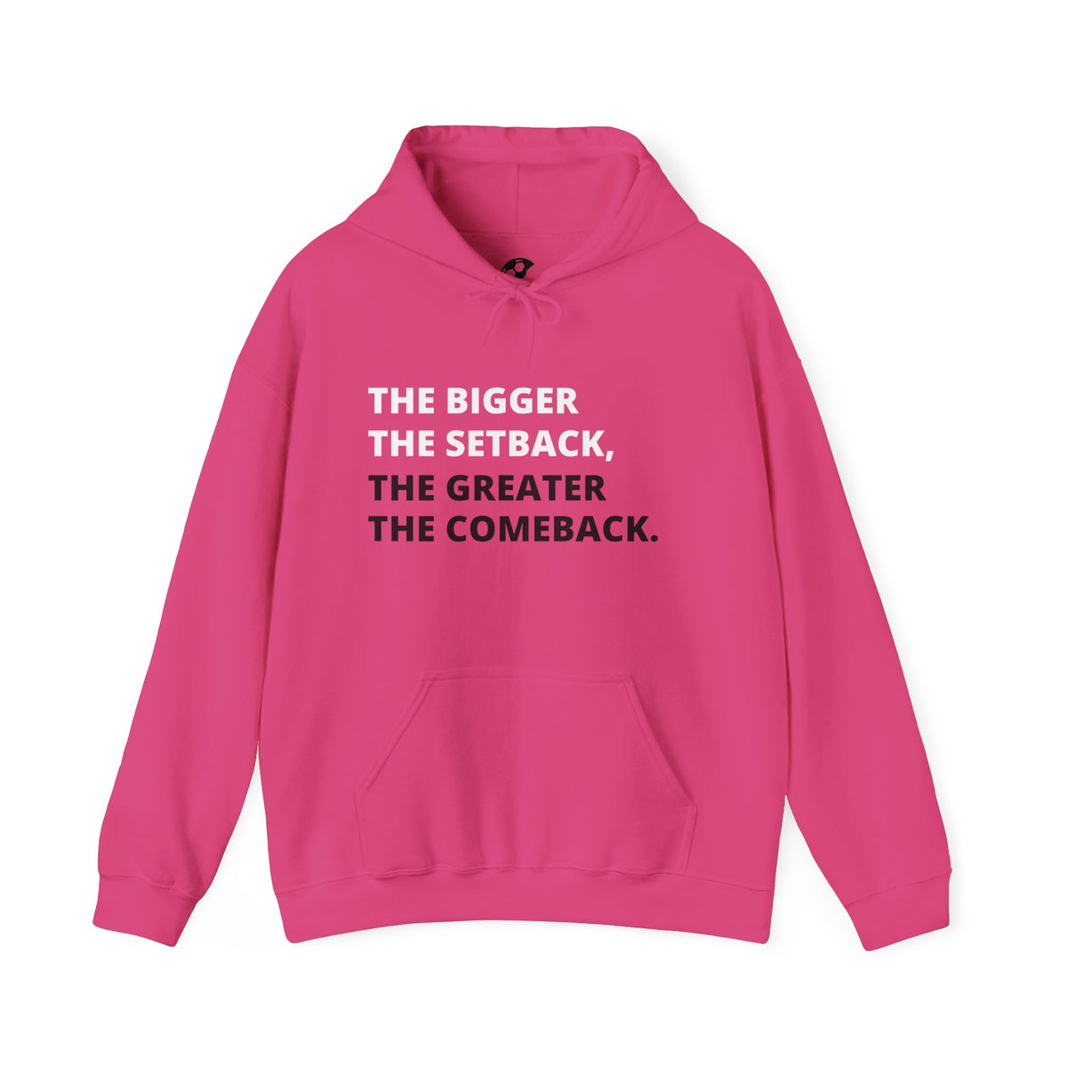 The Greater The Comeback Adult Hooded Sweatshirt