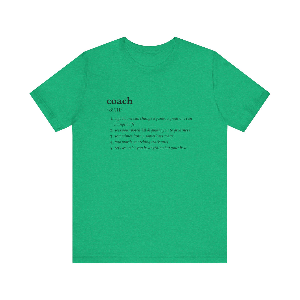 Coach Definition Adult T-Shirt