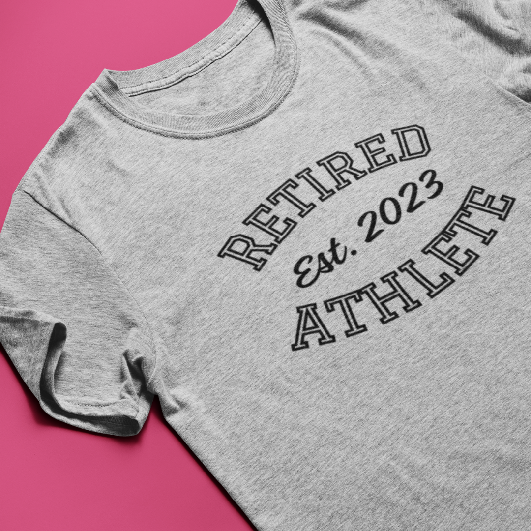 Retired Athlete Est. 2023 Adult T-Shirt