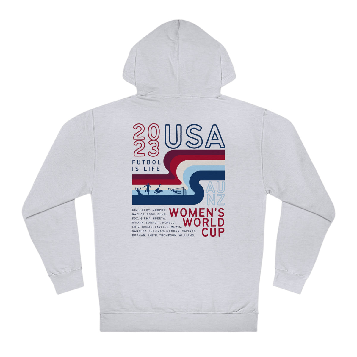 USA World Cup Roster Adult Hooded Sweatshirt