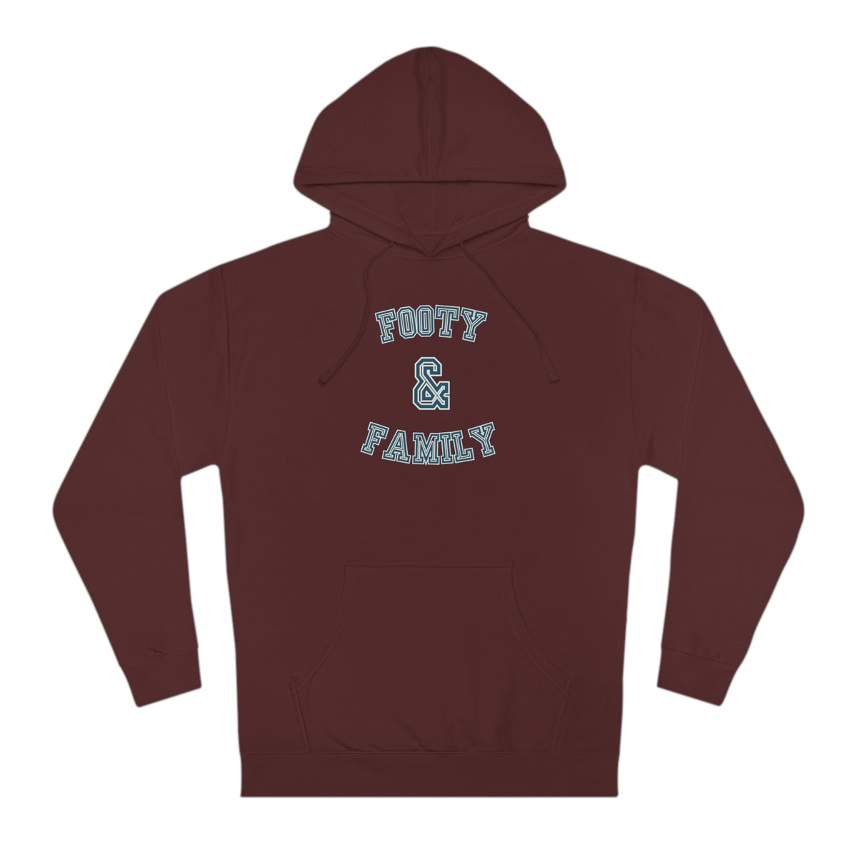 Footy and Family Adult Hooded Sweatshirt
