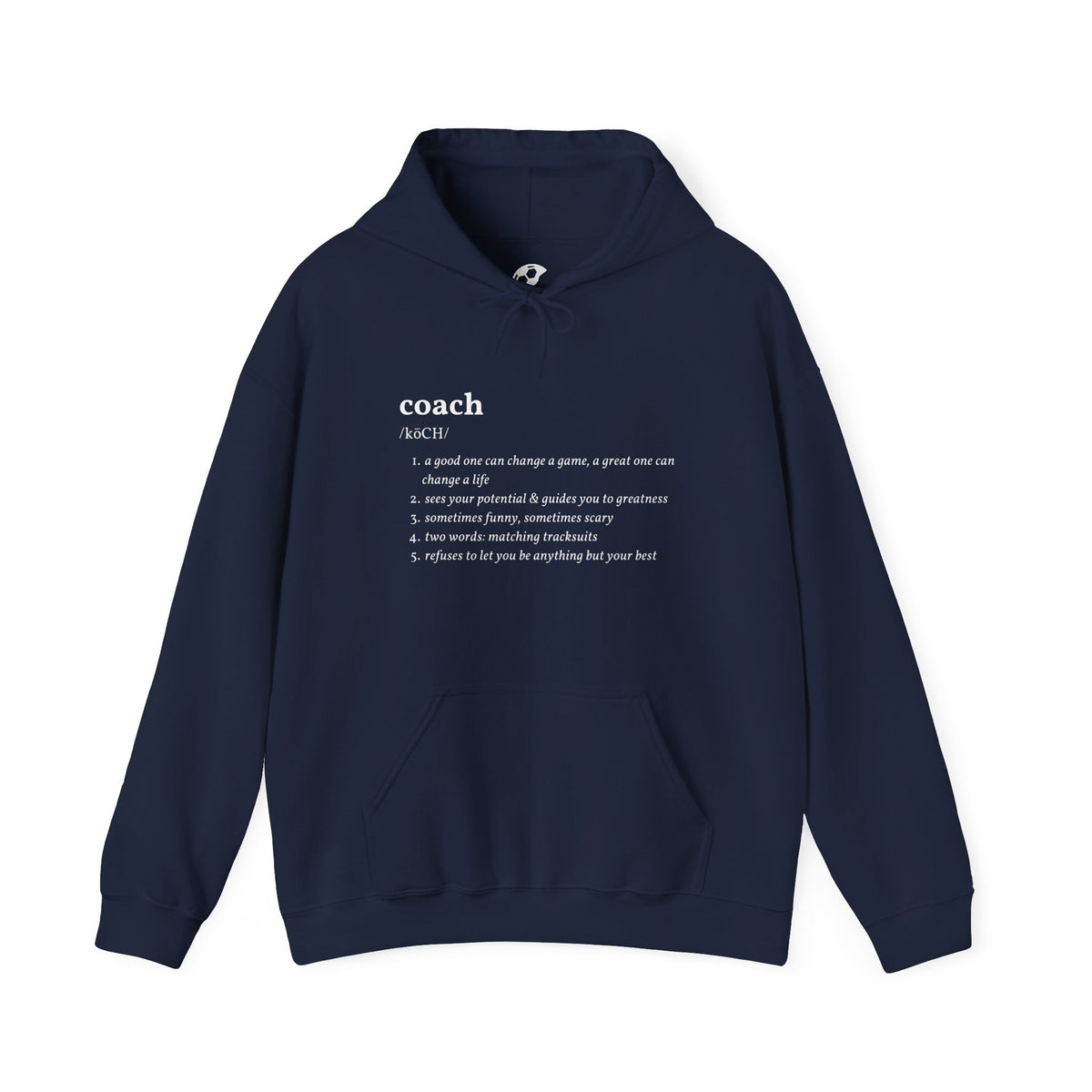 Coach Definition Adult Hooded Sweatshirt