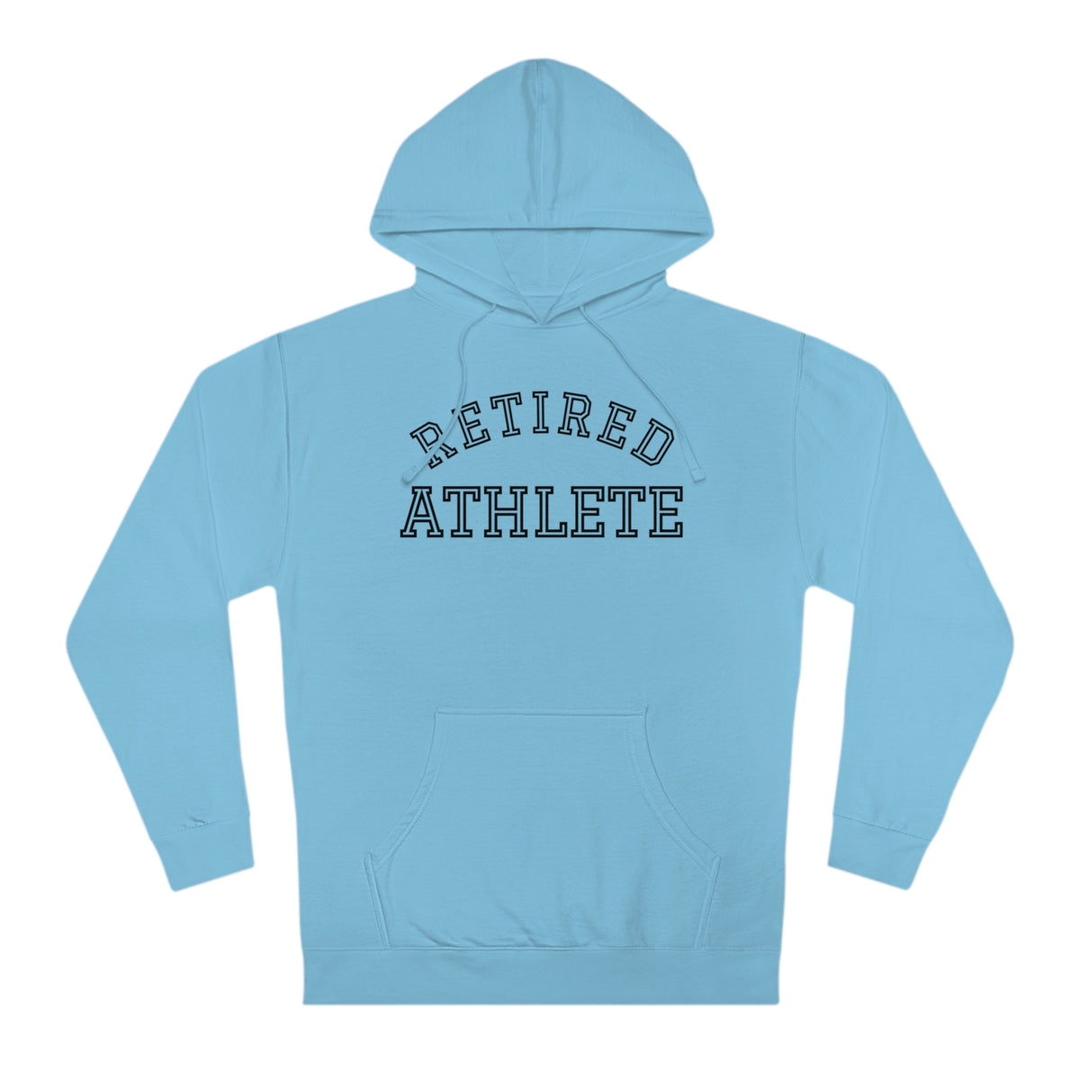 Retired Athlete Adult Hooded Sweatshirt