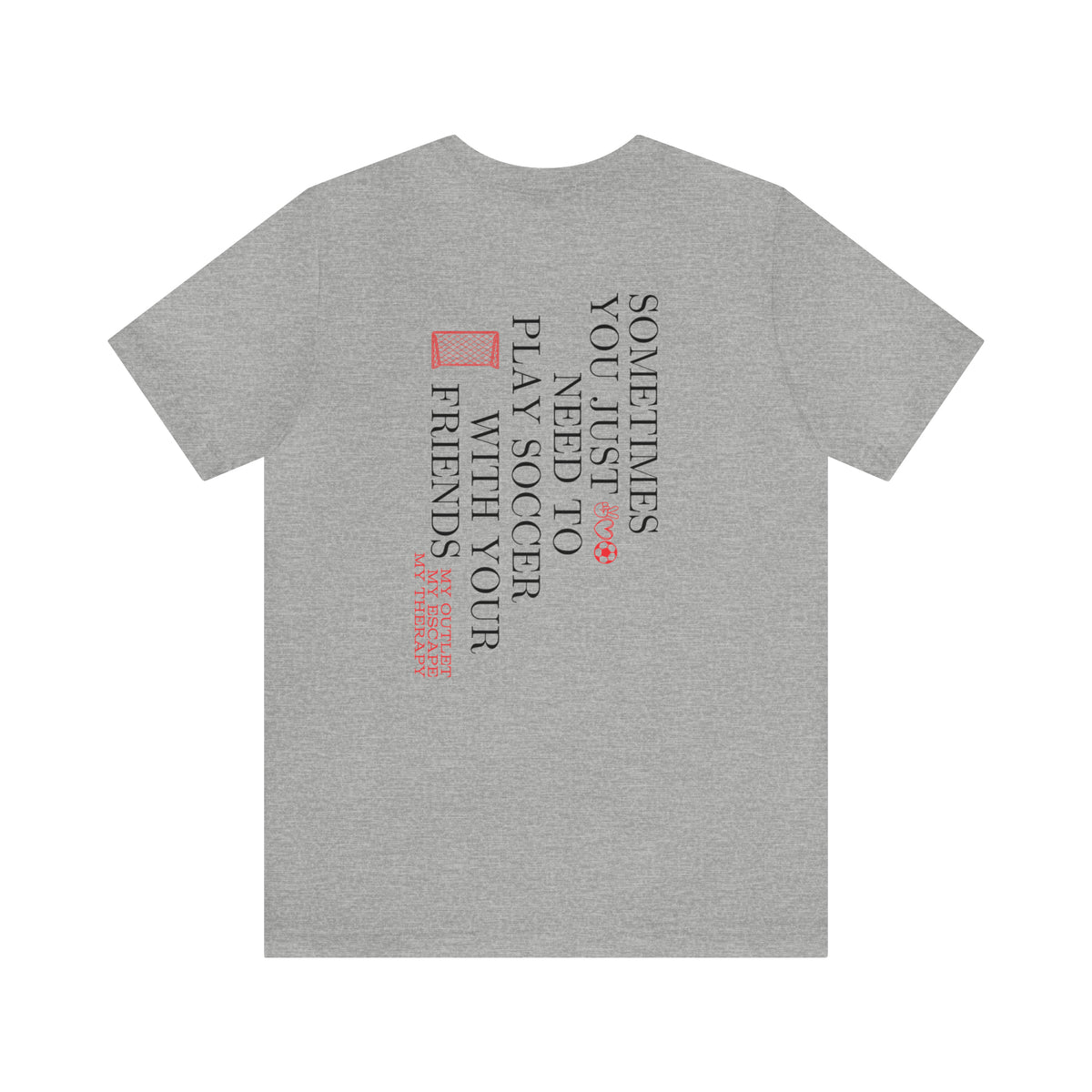 Soccer With Friends Adult T-Shirt