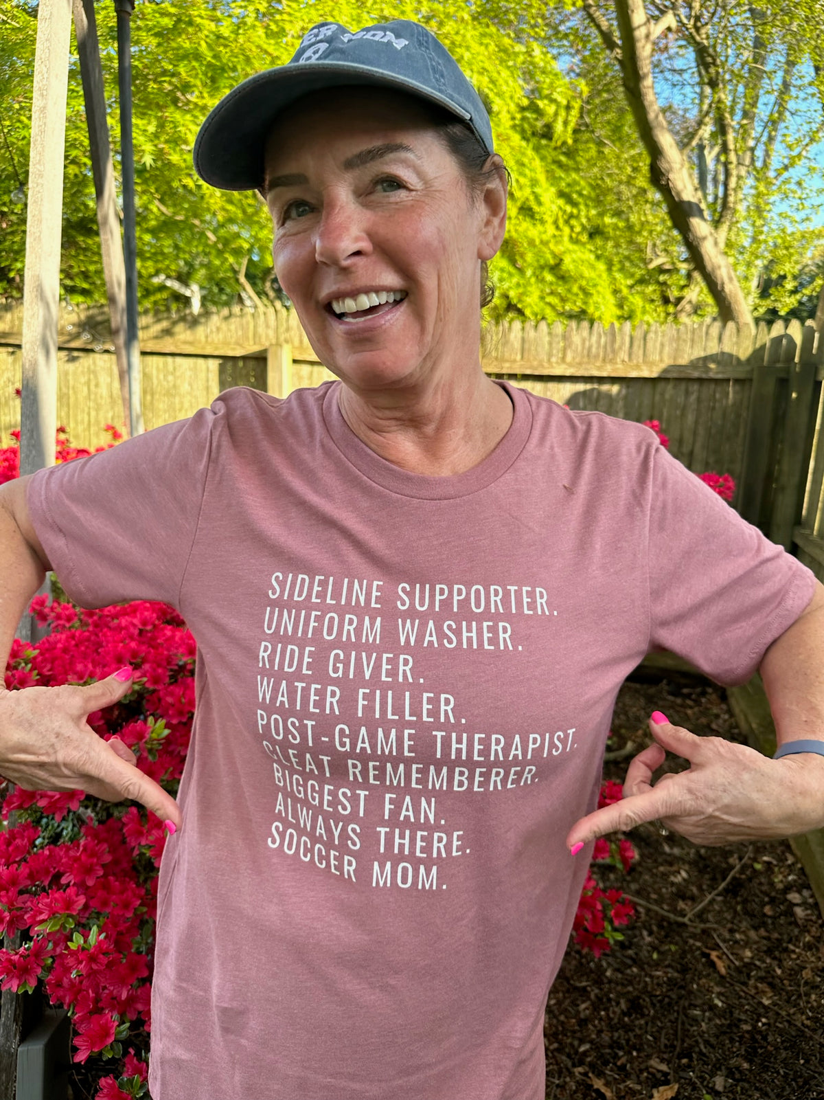 Biggest Fan, Always There, Soccer Mom Adult T-Shirt