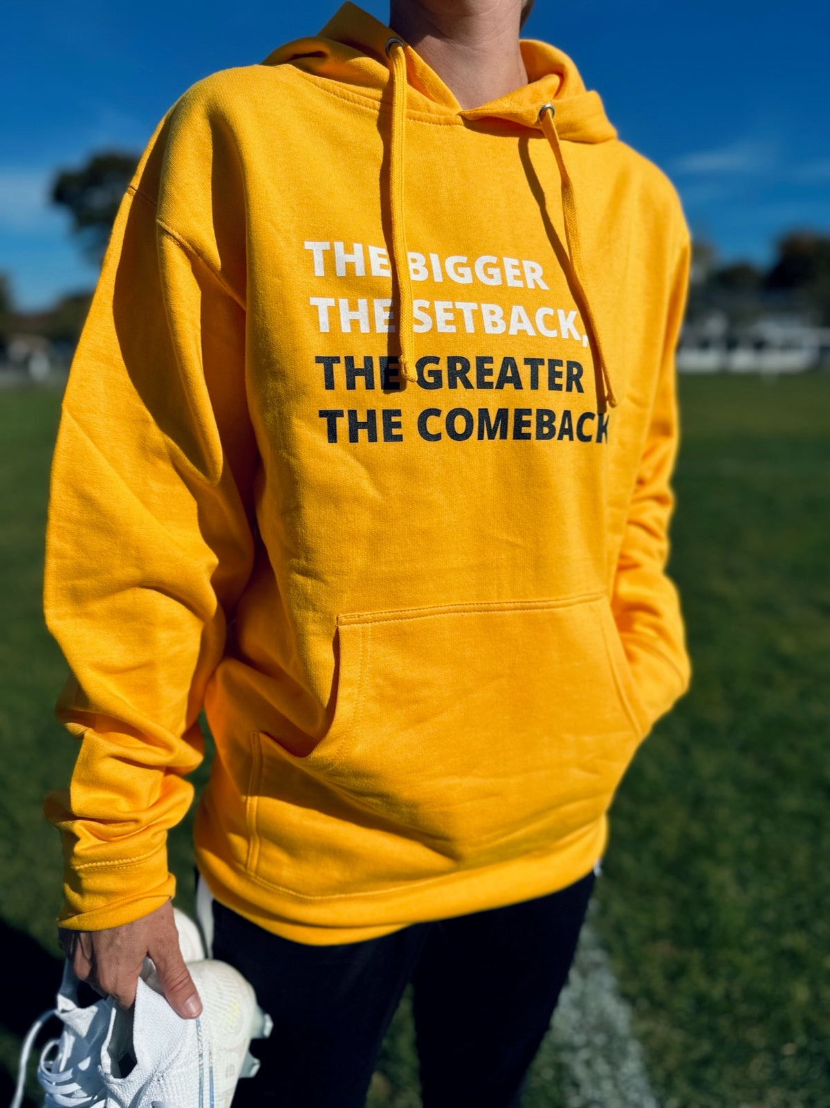 The Greater The Comeback Adult Hooded Sweatshirt