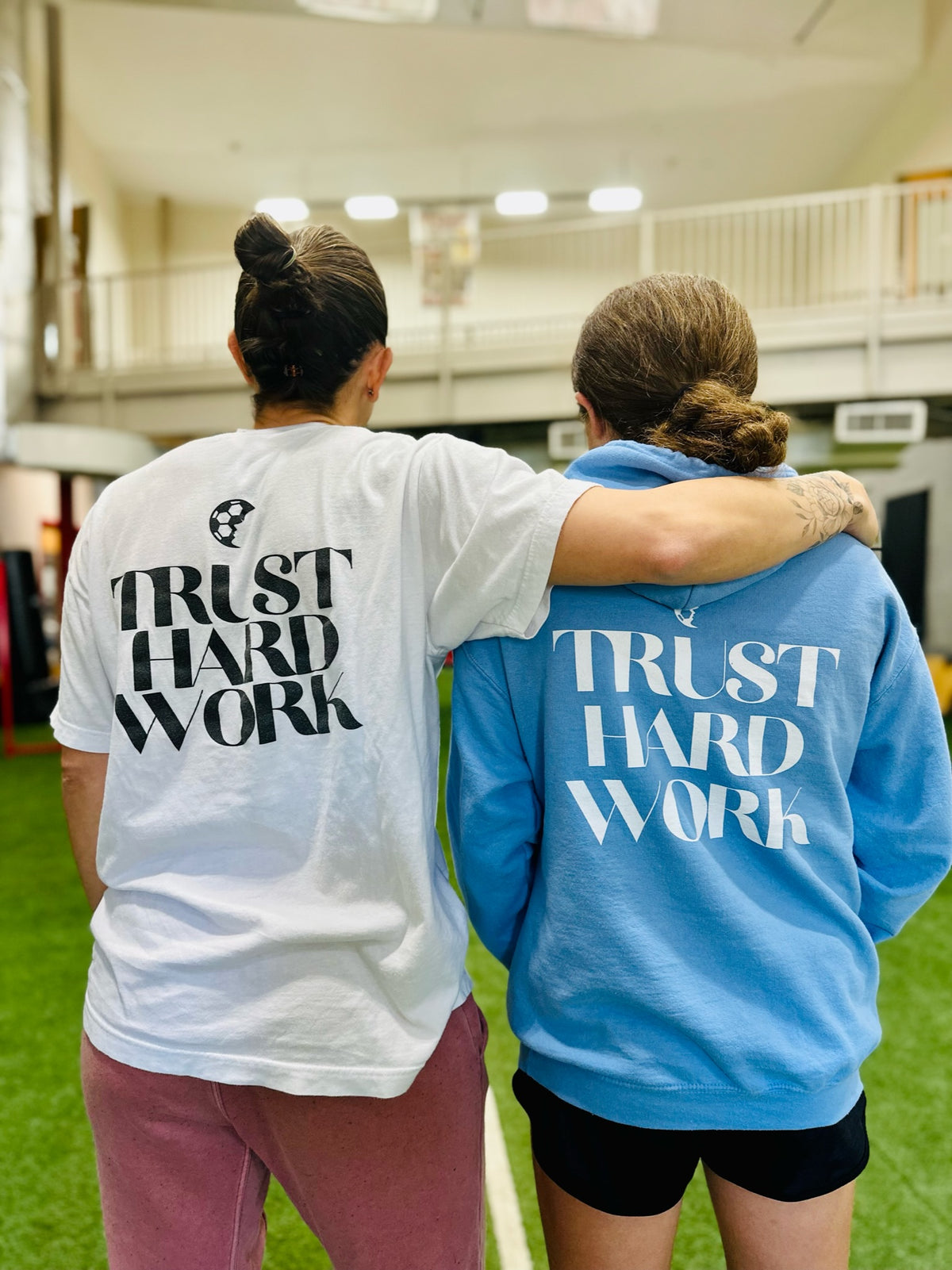 Trust Hard Work Adult Hooded Sweatshirt