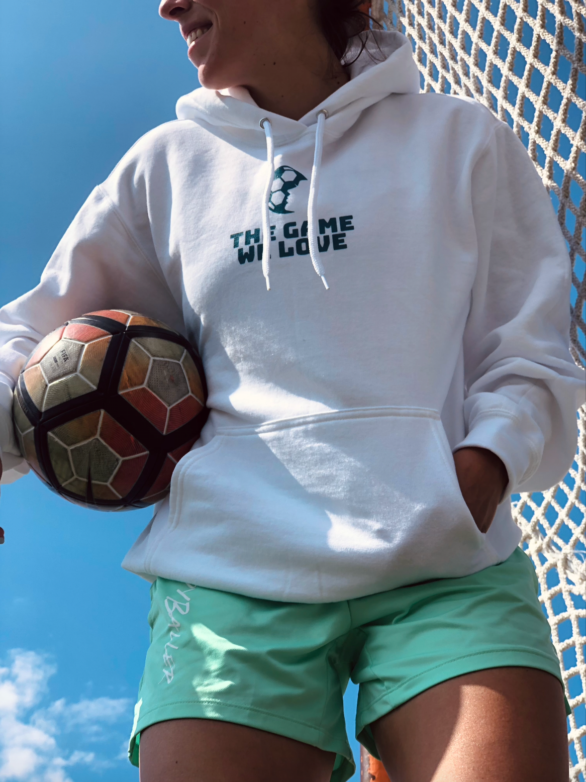 The Game We Love Adult Hooded Sweatshirt