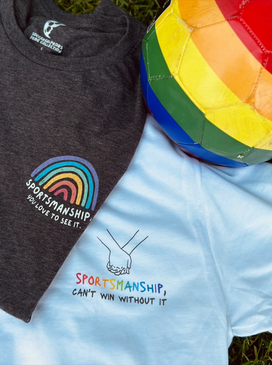 Sportsmanship Rainbow Pride Adult T-Shirt