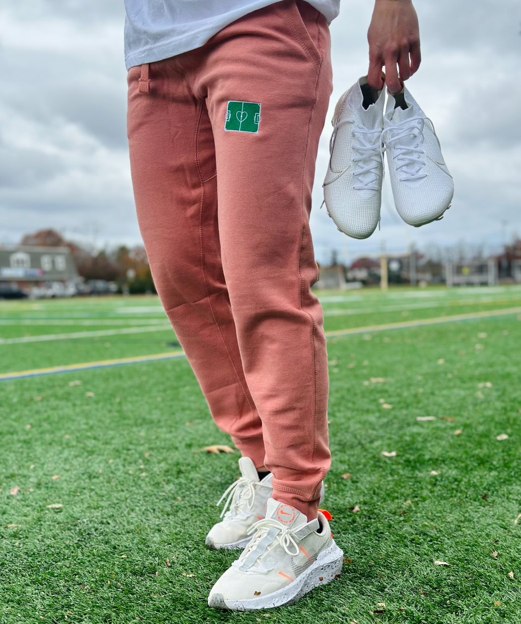 Field Love Fleece Embroidered Joggers