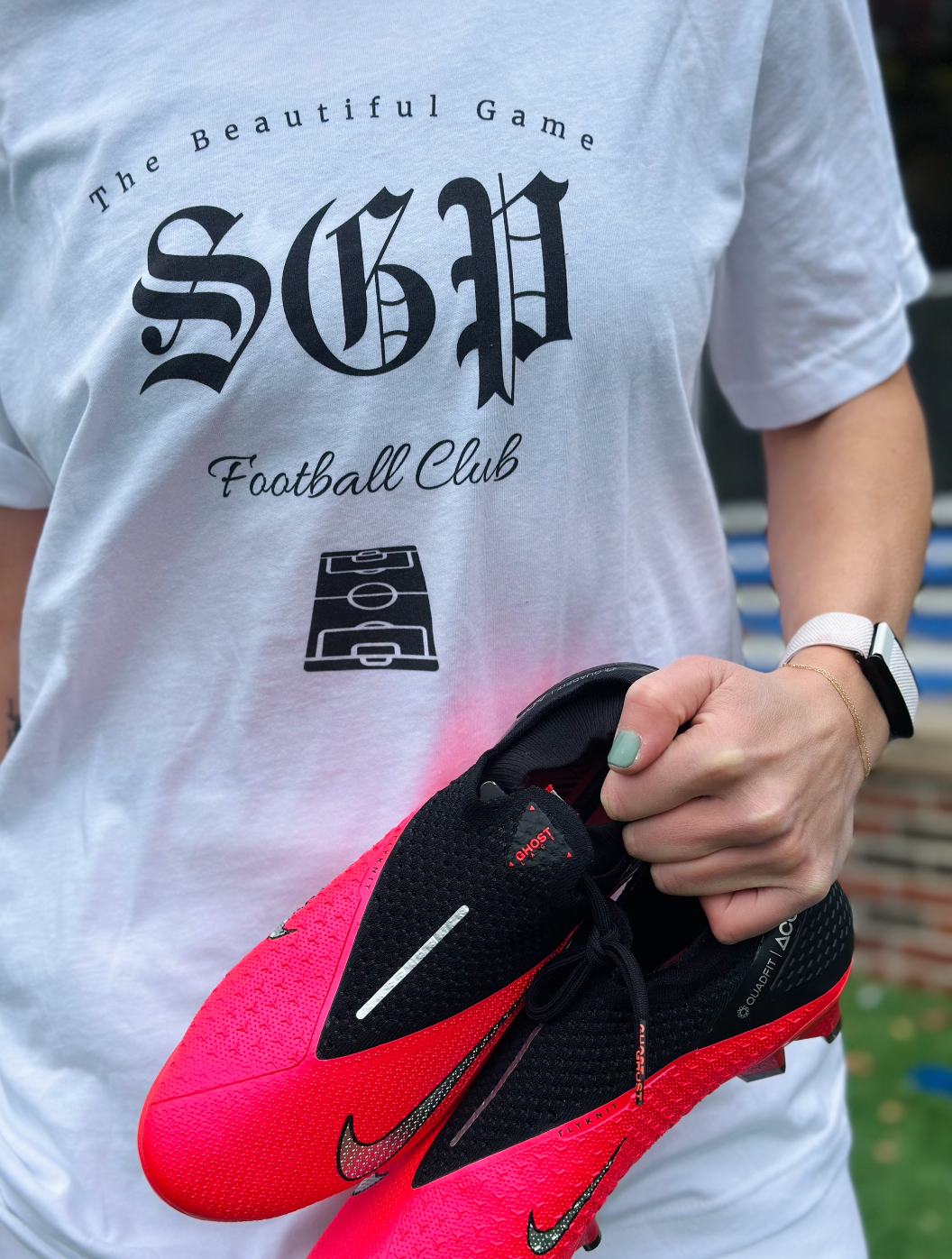 SGP Football Club Old English Adult T-Shirt