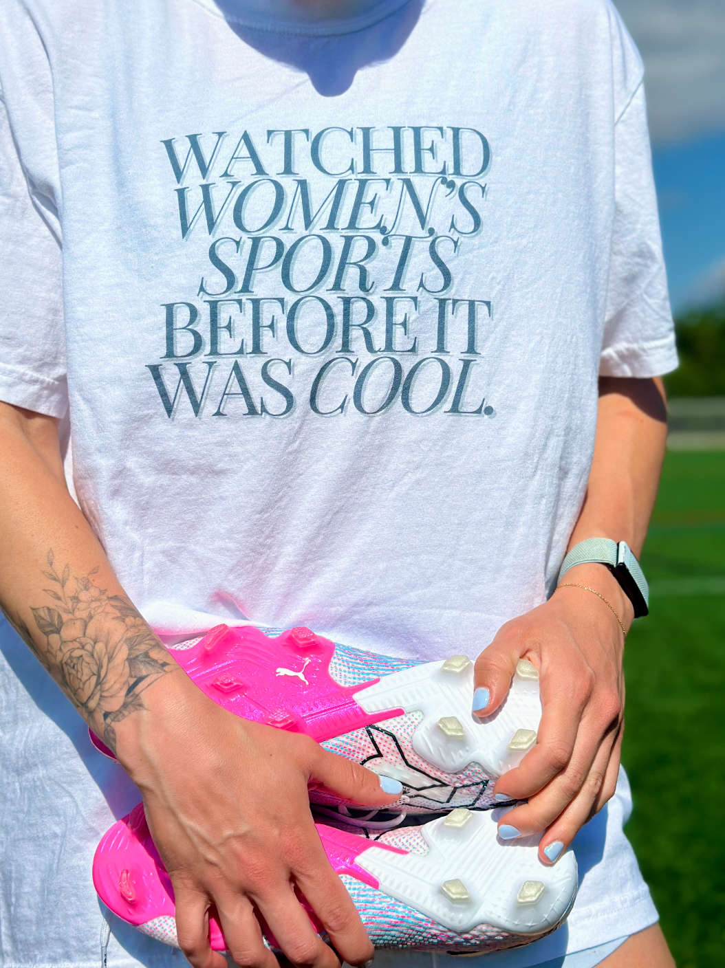 Watched Women's Sports Before It Was Cool Adult T-Shirt