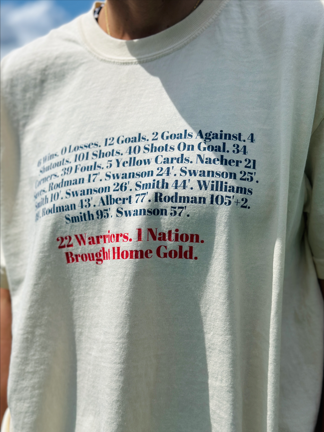 BROUGHT HOME GOLD Adult T-Shirt