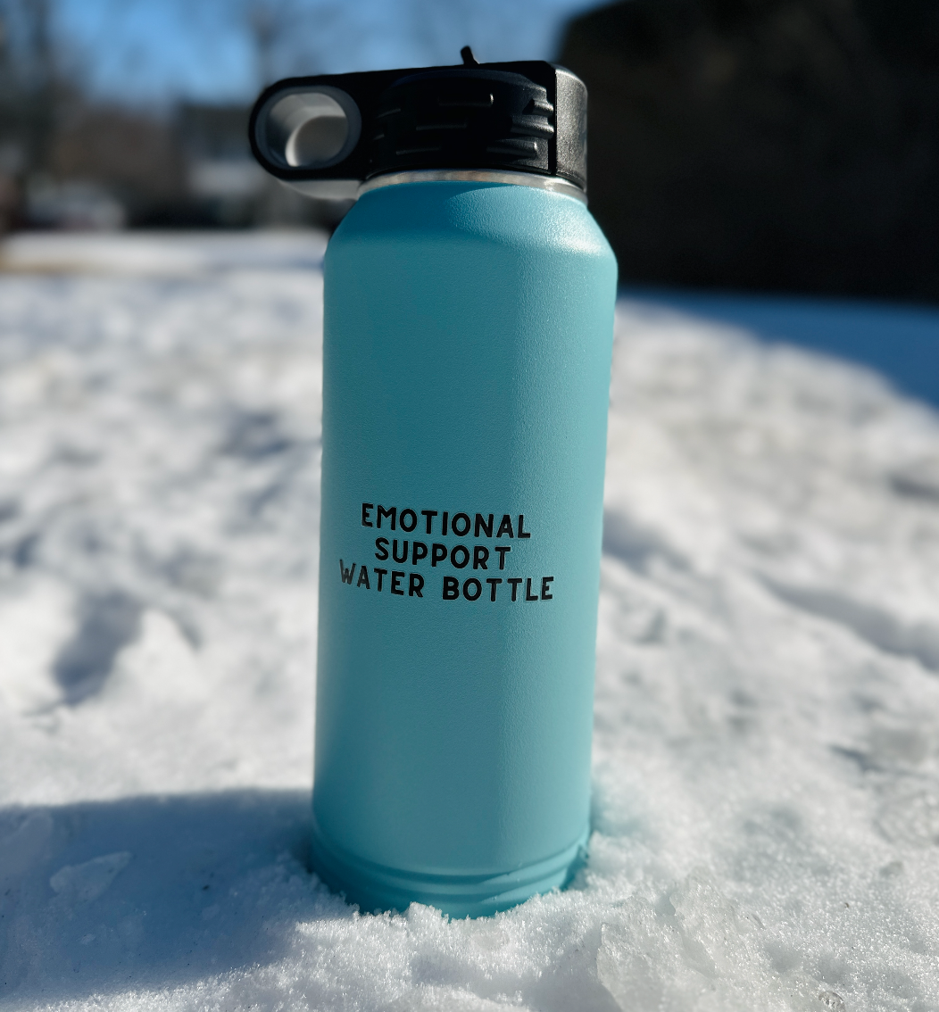 Emotional Support 32 oz Water Bottle