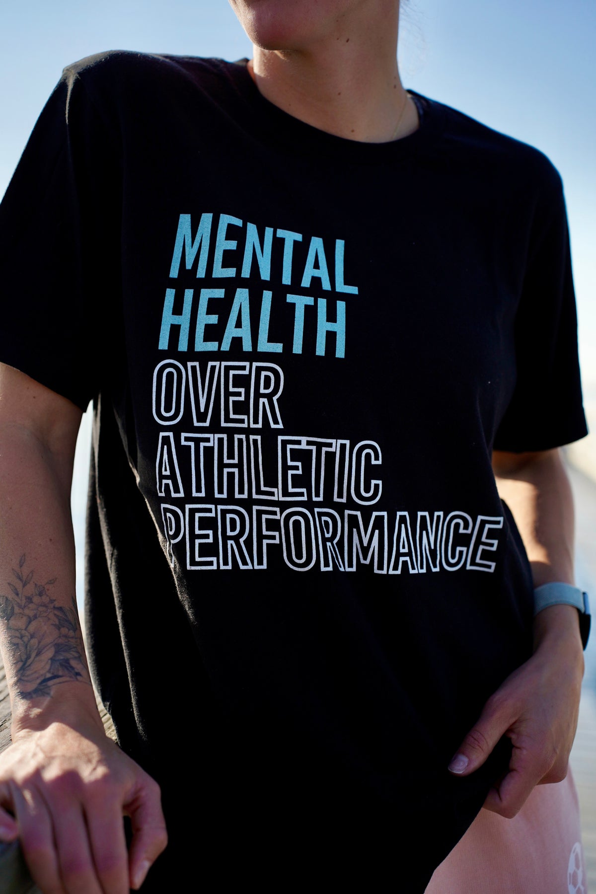 Mental Health Over Athletic Performance Adult T-Shirt