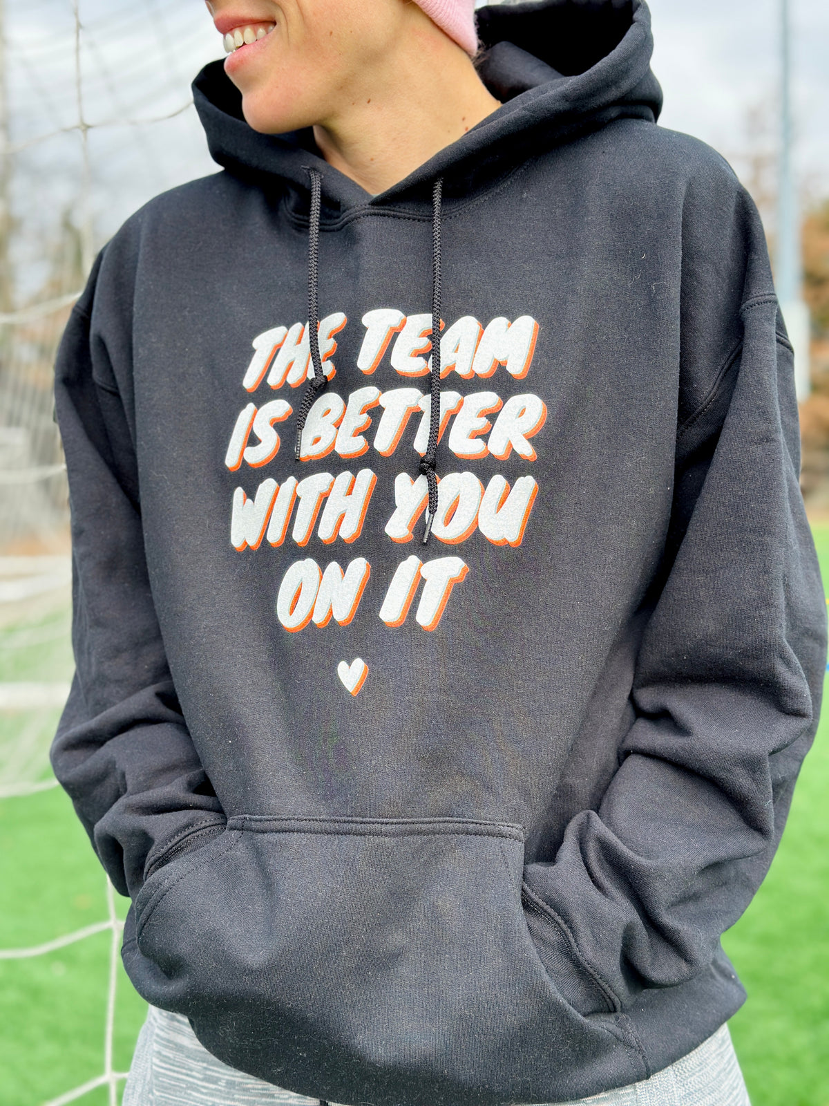 The Team Is Better With You Adult Crewneck