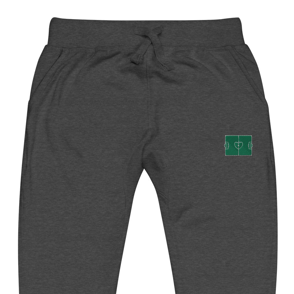 Field Love Fleece Embroidered Joggers