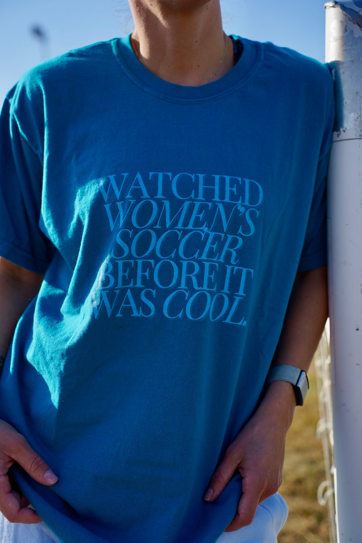 Watched Women's SOCCER Before It Was Cool Adult T-Shirt