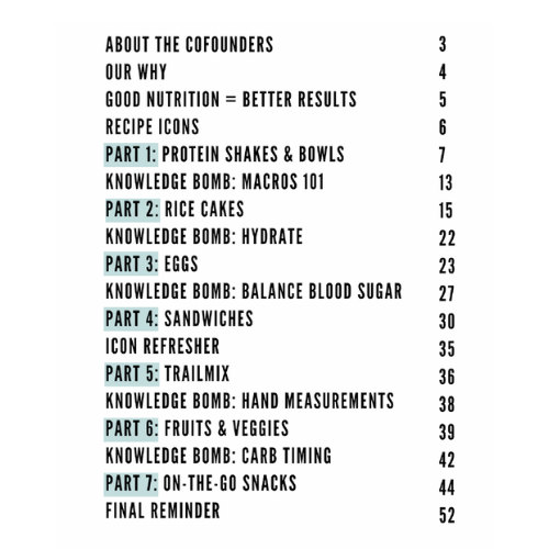 60 Snack Ideas & Fitness Nutrition eBook