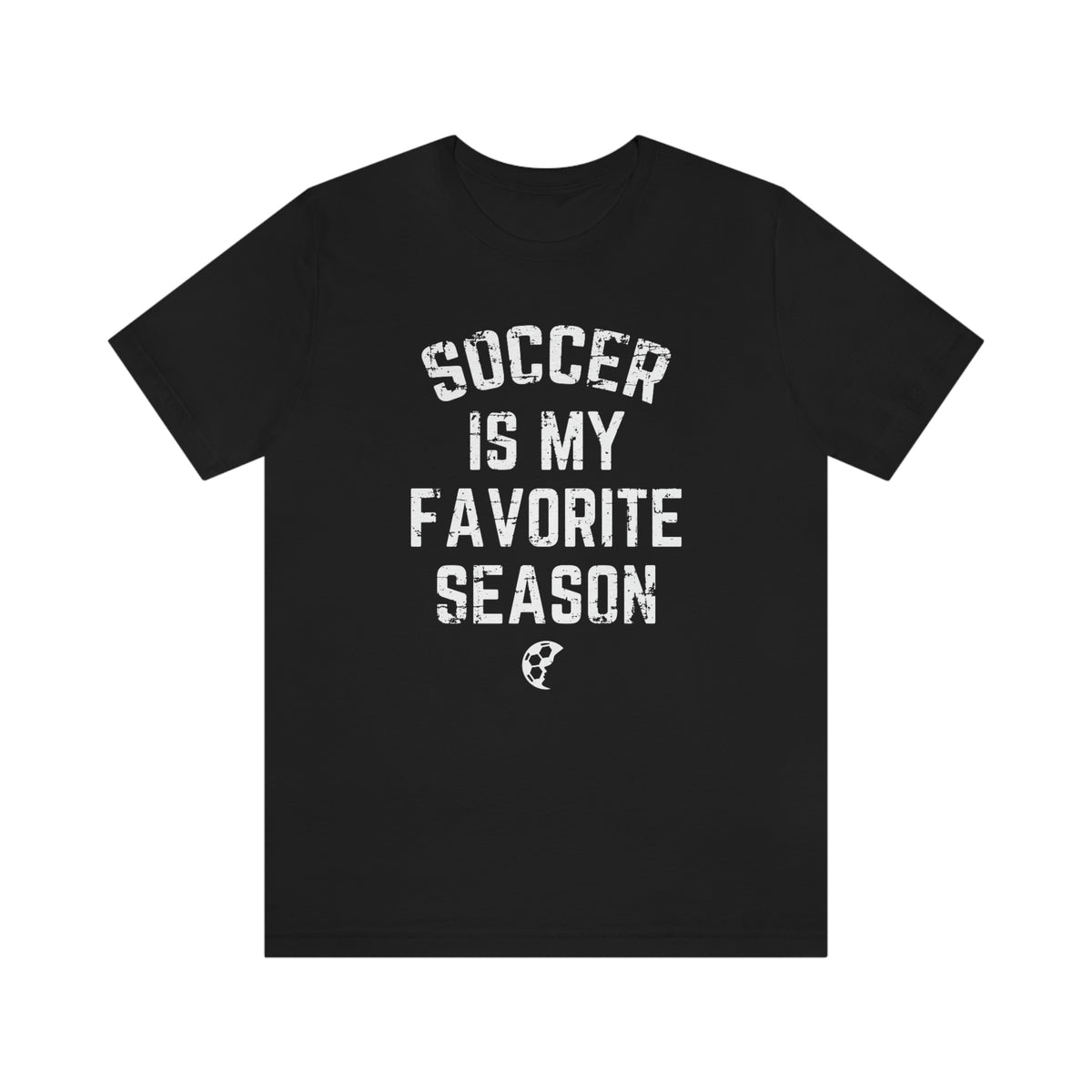 Soccer Is My Favorite Season Adult T-Shirt