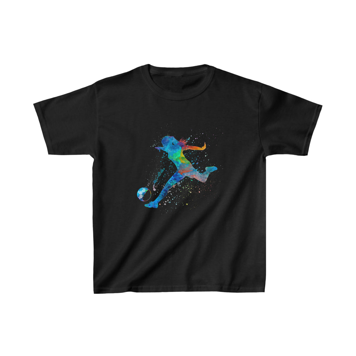 Watercolor Ladyballer Youth T-Shirt