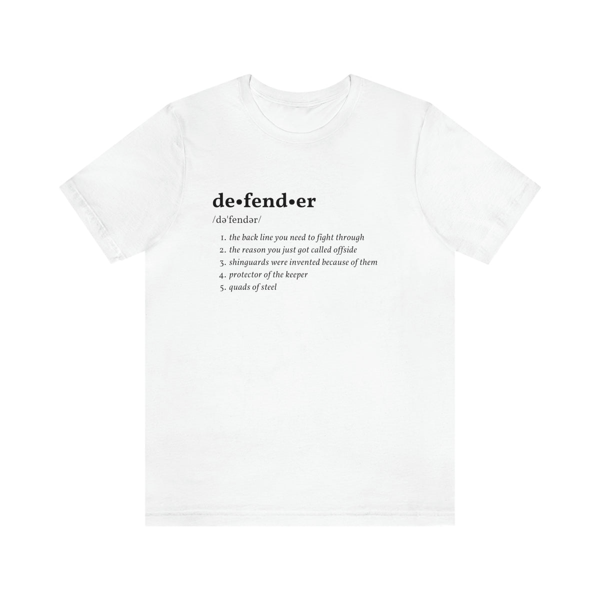 Defender Definition Adult T-Shirt