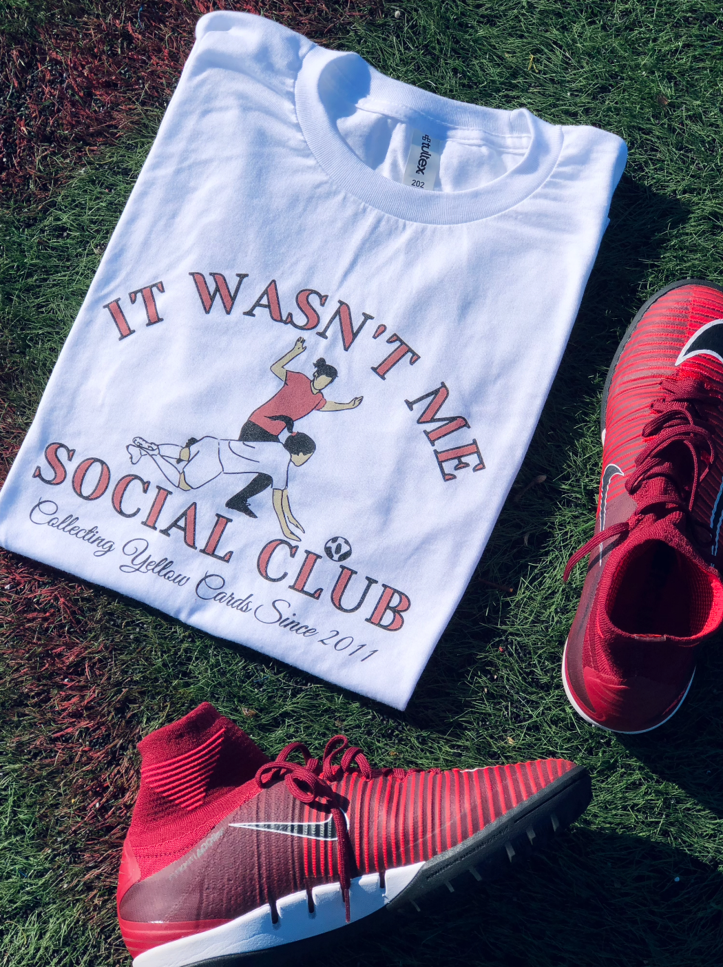 it wasn't be social club collecting yellow cards tshirt by soccergrlprobs