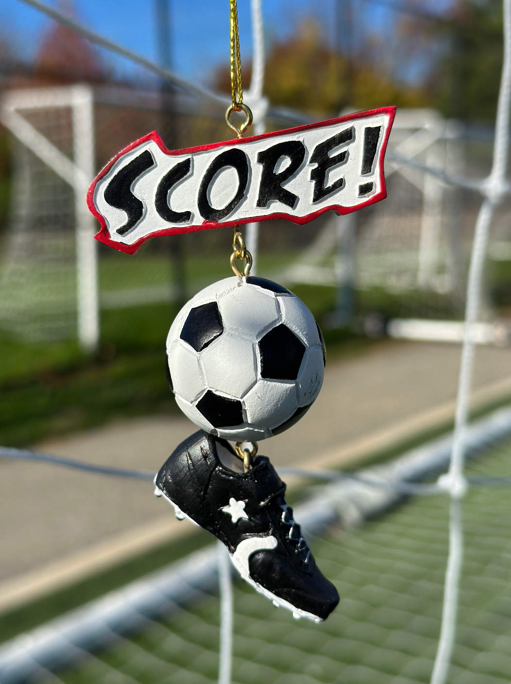 SCORE Soccer Cleat Ornament