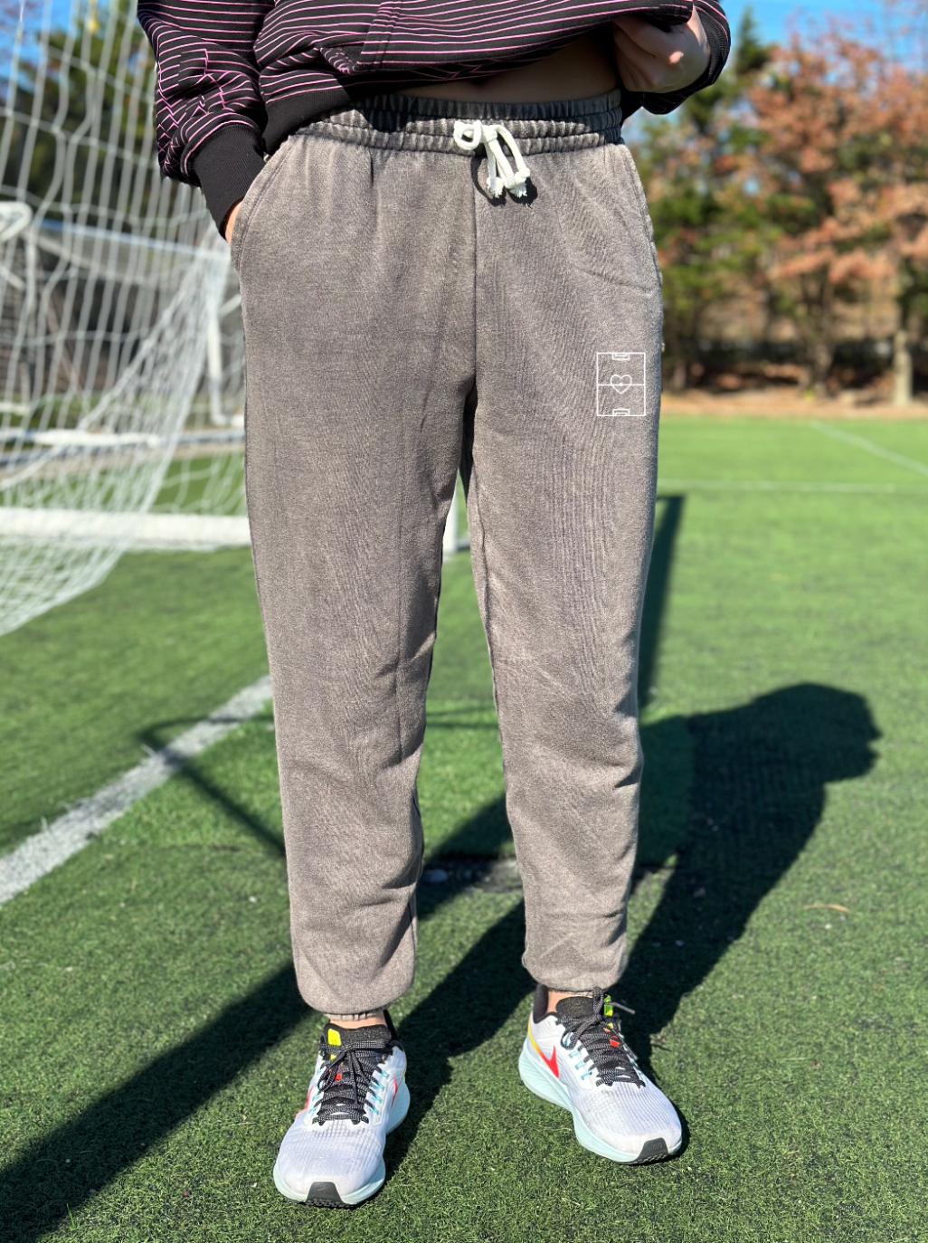Soccer Love Embroidered Field Joggers