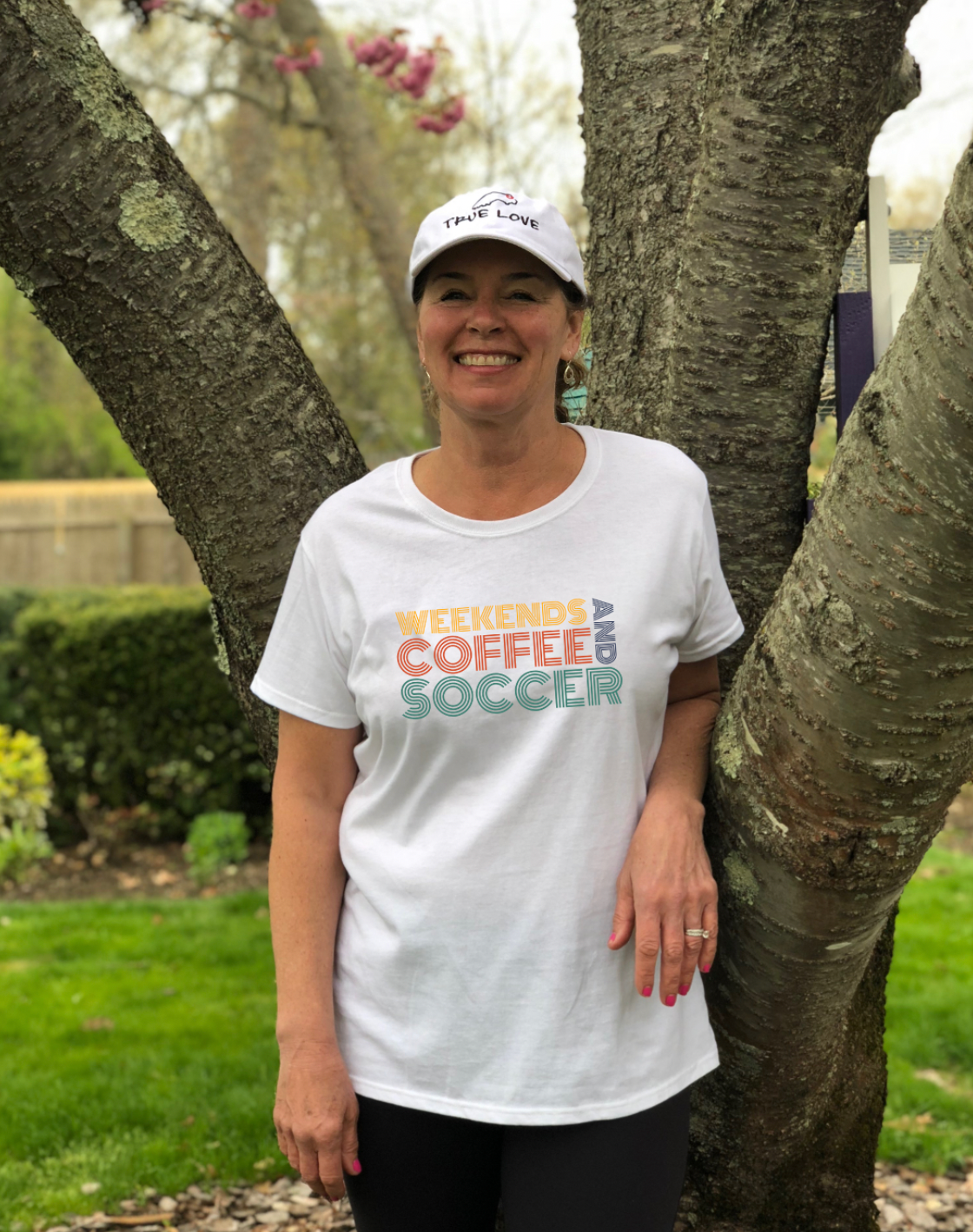 Weekends Coffee and Soccer Adult T-Shirt