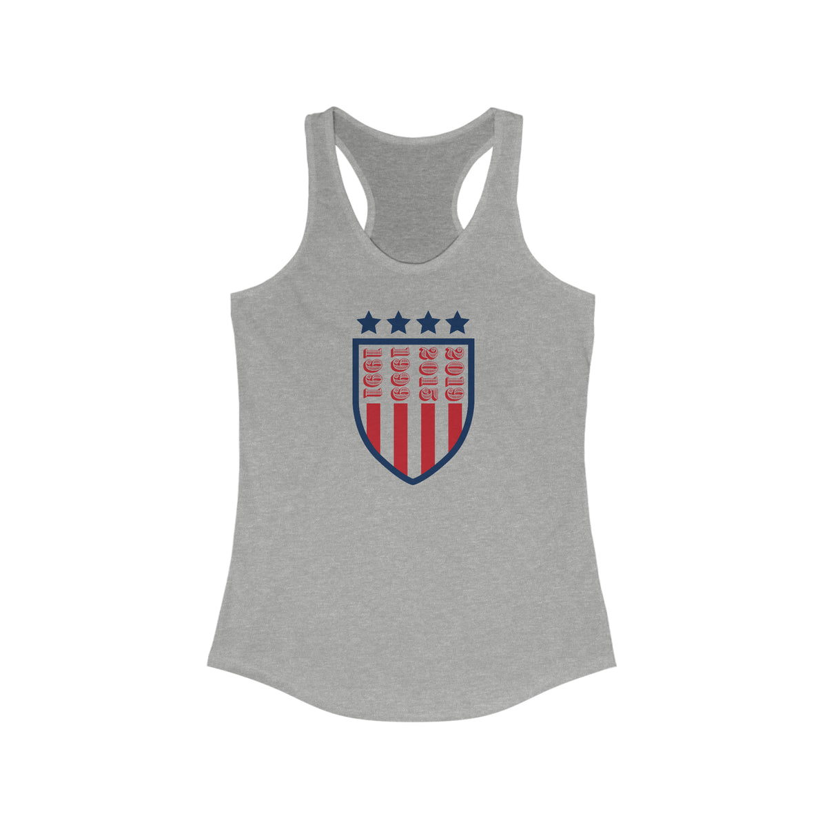 USWNT Champs Crest Womens Racerback Tank