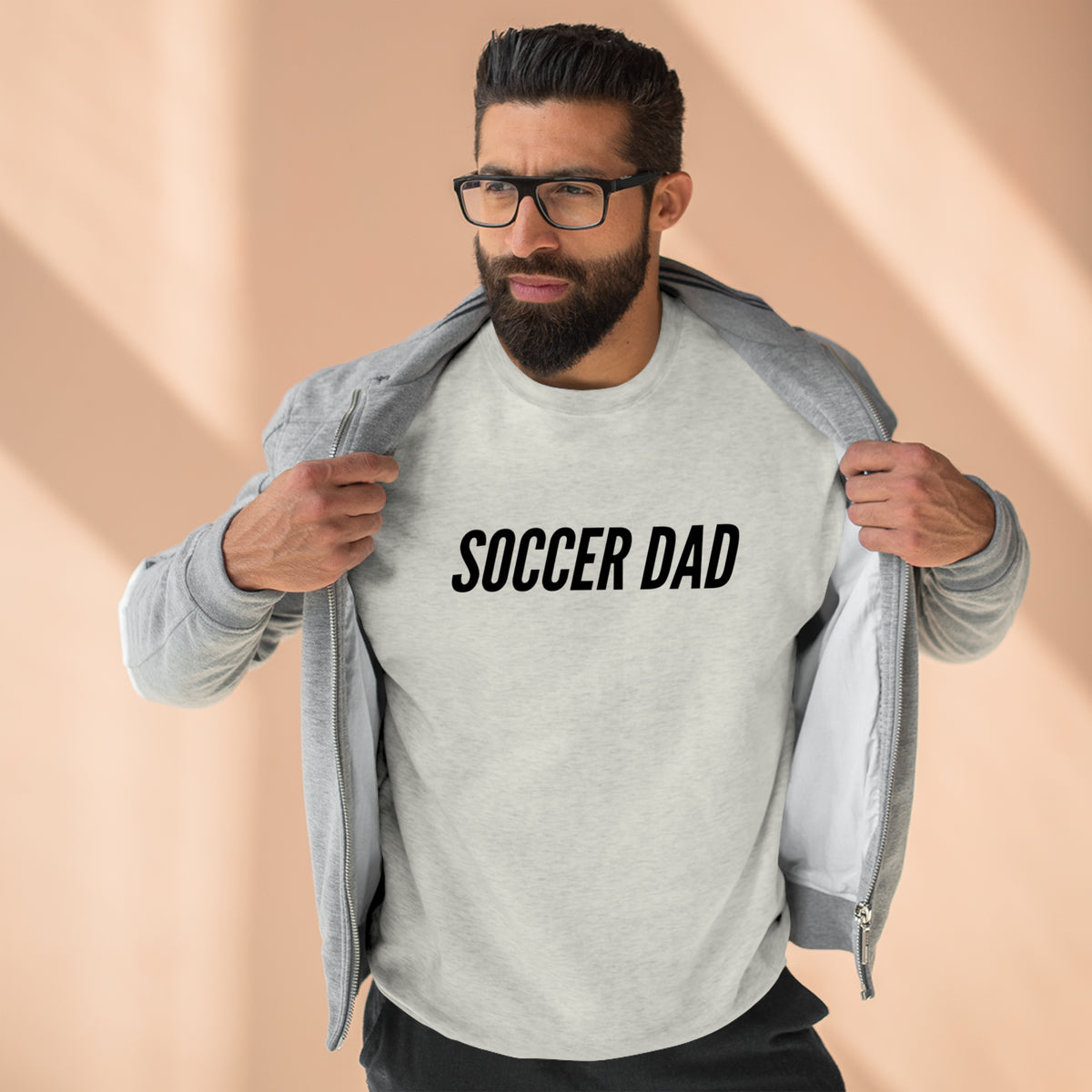 Soccer Dad Adult Crewneck Sweatshirt