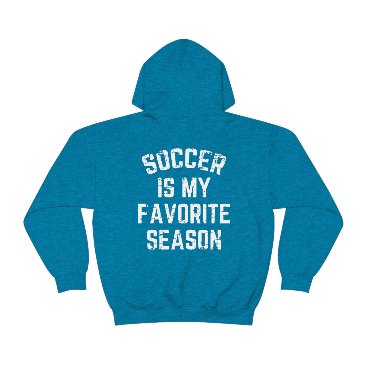 Soccer Is My Favorite Season Adult Hooded Sweatshirt